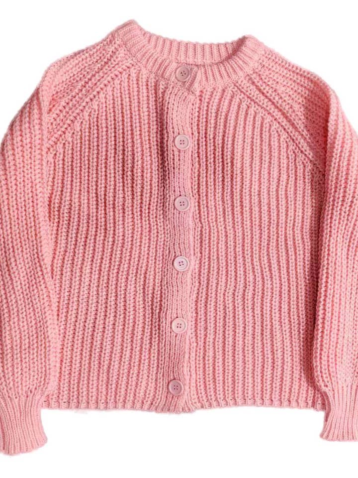 Rosa Clothing - Wholesale Cardigan - Women's - chunky crewneck knit Cardigan22