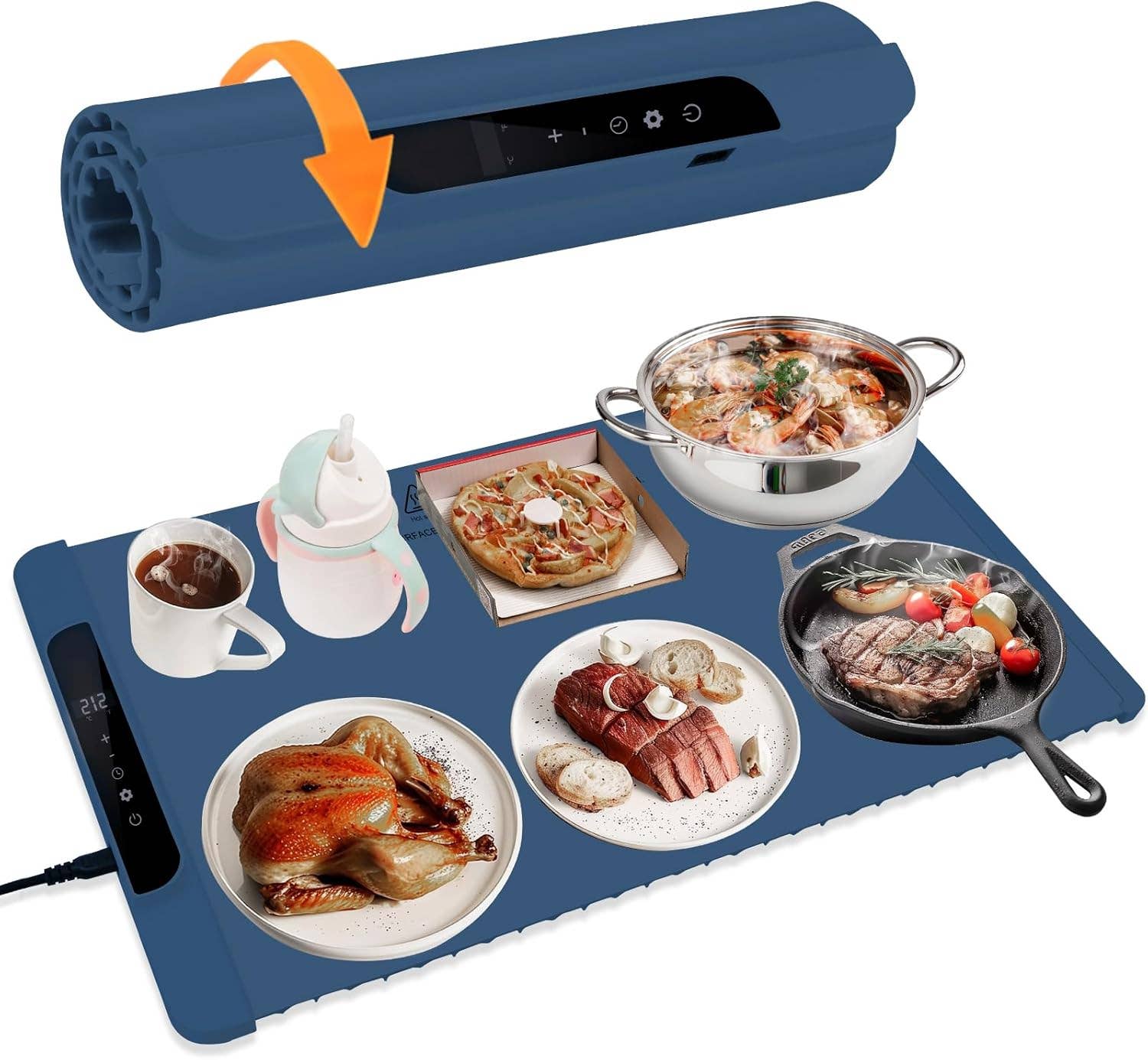 VIGOR - Wholesale Kitchen appliance - Electric Warming Tray with Adjustable Temperature Foldable1