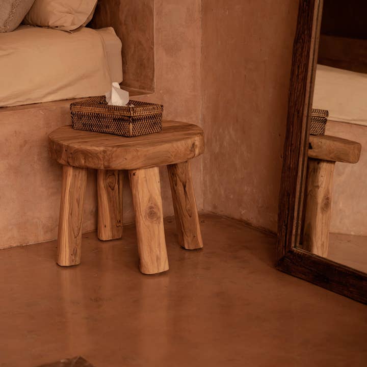 Bazar Bizar Living – Engroshandel Tissueboks – Rattan Classic Tissue Box - Naturbrun5