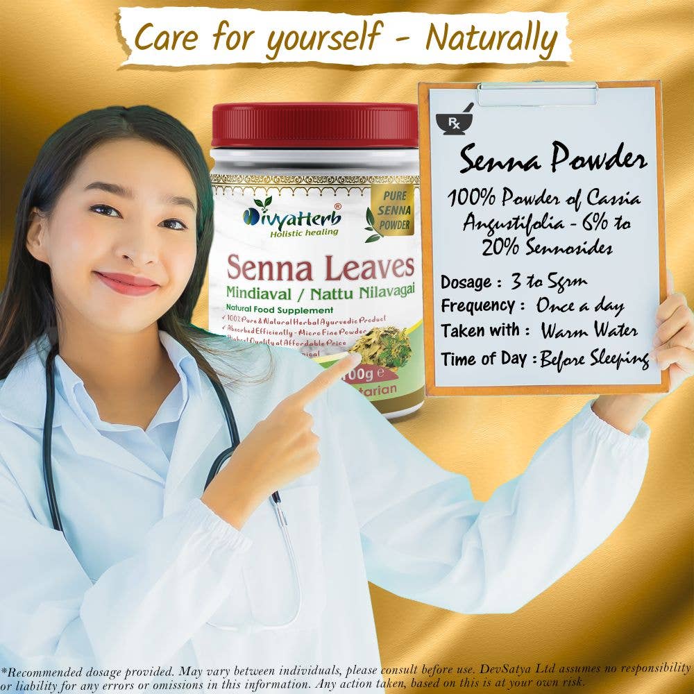 DevSatya Ltd Aushadh, Ayushya, Divyaherb – Engroshandel Protein-/superfoodpulver – Senna Blade Pulver6