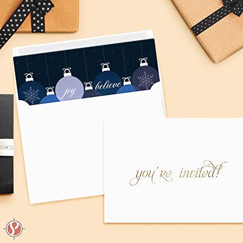 Fine Cardstock - Wholesale Envelopes - A2 Blank White Envelopes – For 4.25" x 5.5" Greeting Cards, Invitations, Postcards | 4 3/8" x 5 3/4" | 24lb Bond (90gsm) Square Flap | 100 per Pack2