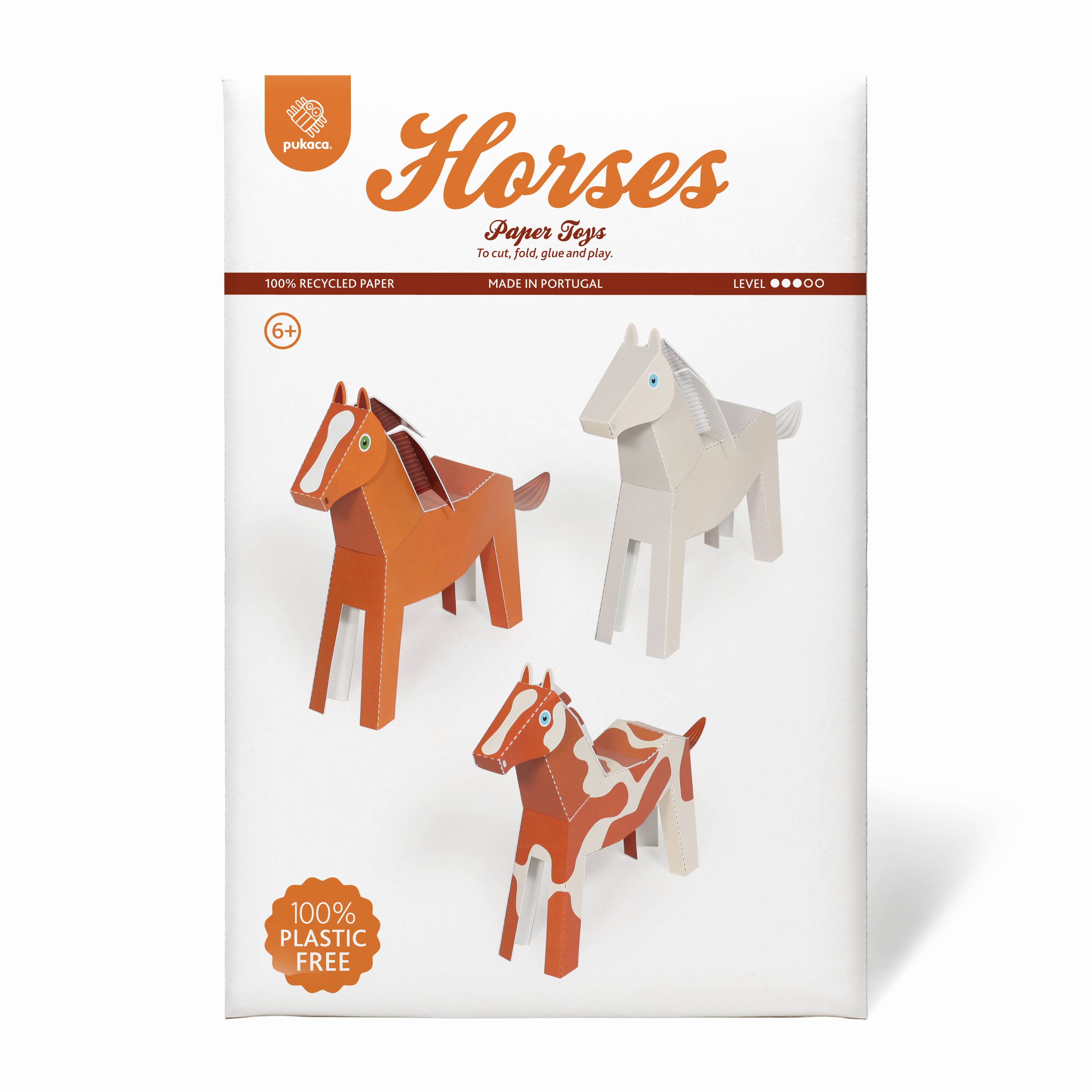 pukaca – Engroshandel Legetøjssæt - Børn – Heste Papirlegetøj1
