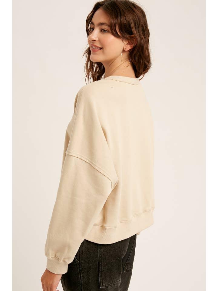 Listicle - Wholesale Knit Top - Women's - Henley Button Soft Knit Top LT111220