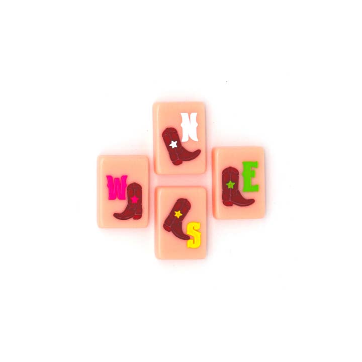 The Mahjong House - Wholesale Board Game - Pink Texas Tiles7