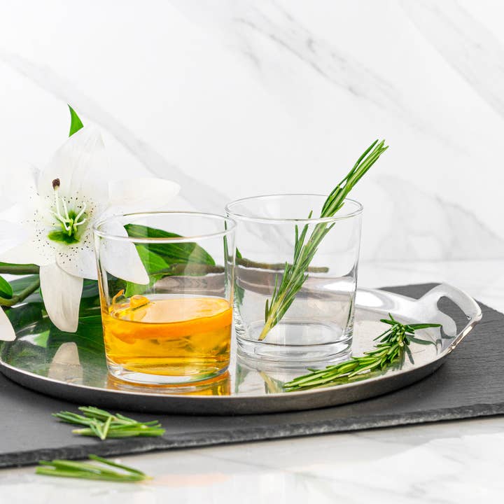 Rinkit Ltd - Wholesale Cocktail/Liquor Glass - LAV Bodega Double Old Fashioned Tumbler Glasses - 345ml