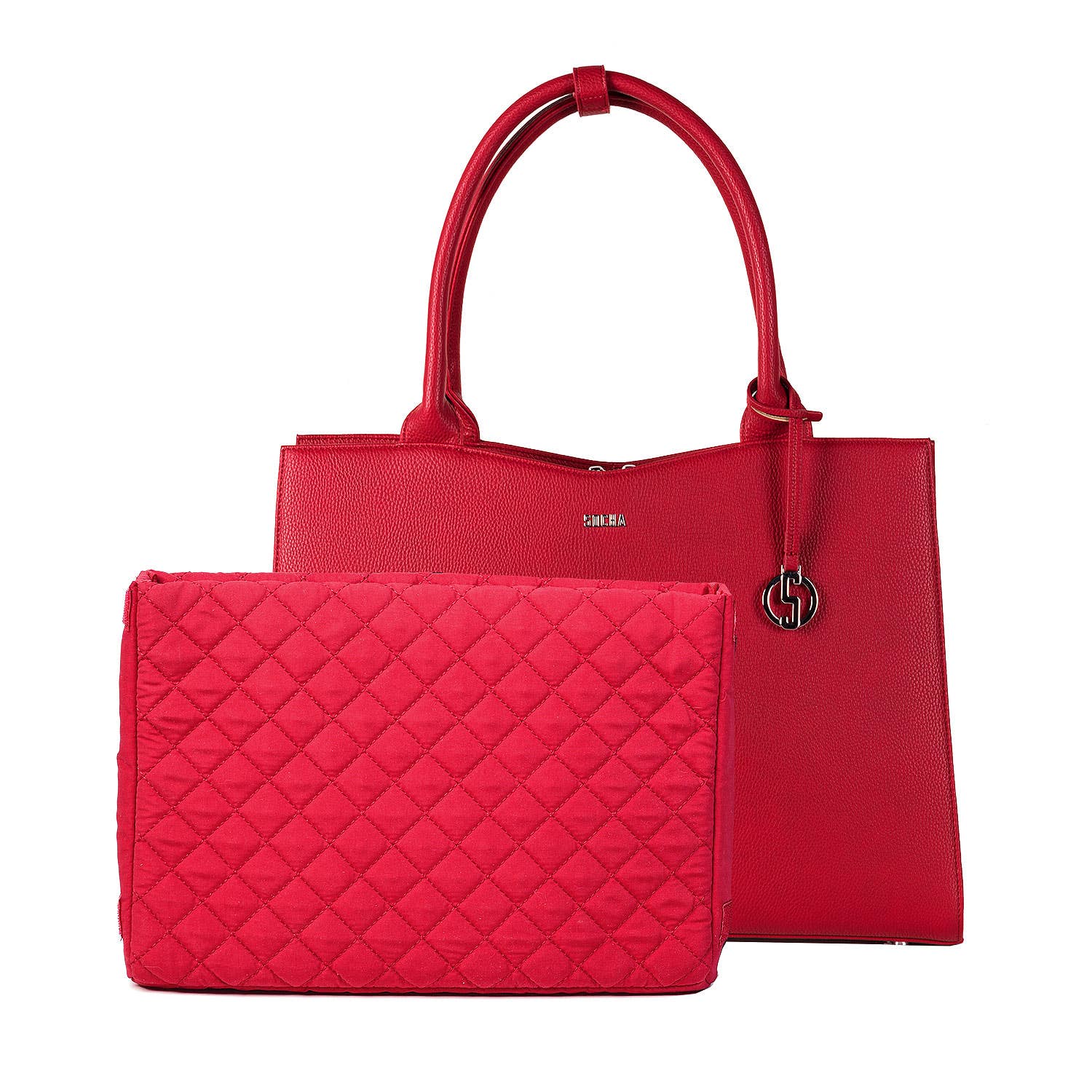 Socha - Wholesale Laptop Bag - Women's - Women's laptop bag/business bag - straight red 15 inch9