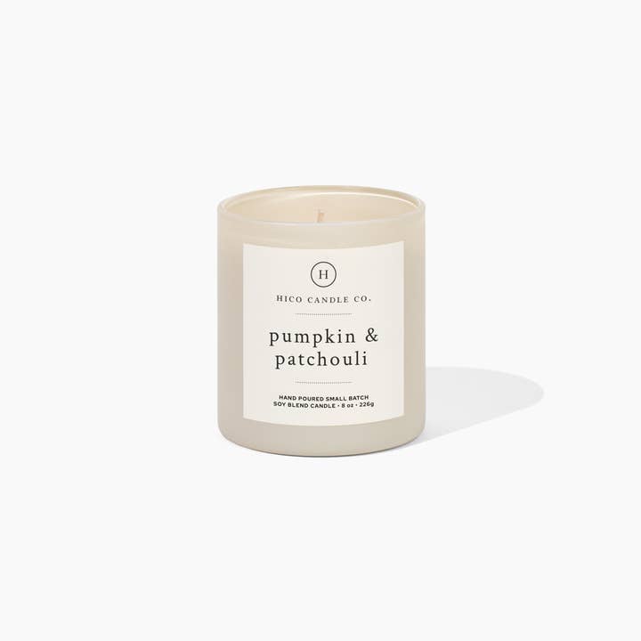 Hico Candle Co. - Wholesale Jar/Filled Candle - Pumpkin & Patchouli - 8oz. Candle0