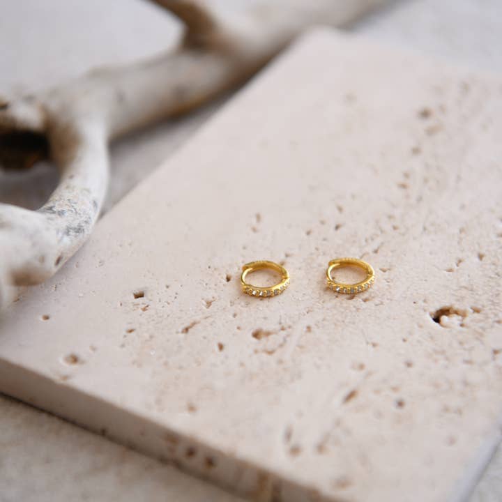 Cecelia Designs Jewelry - Wholesale Huggie Earrings - Gold Plated Lightweight Huggie Earrings