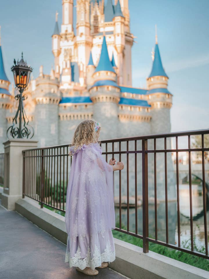 Girls Princes Pearl Accent Cape Light Lavender for wholesale by Only Little Once