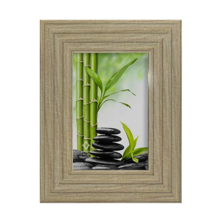 Concepts In Time - Wholesale Picture frame - Concepts Ribbed Wood-Look Frame – Elegant Natural Texture0