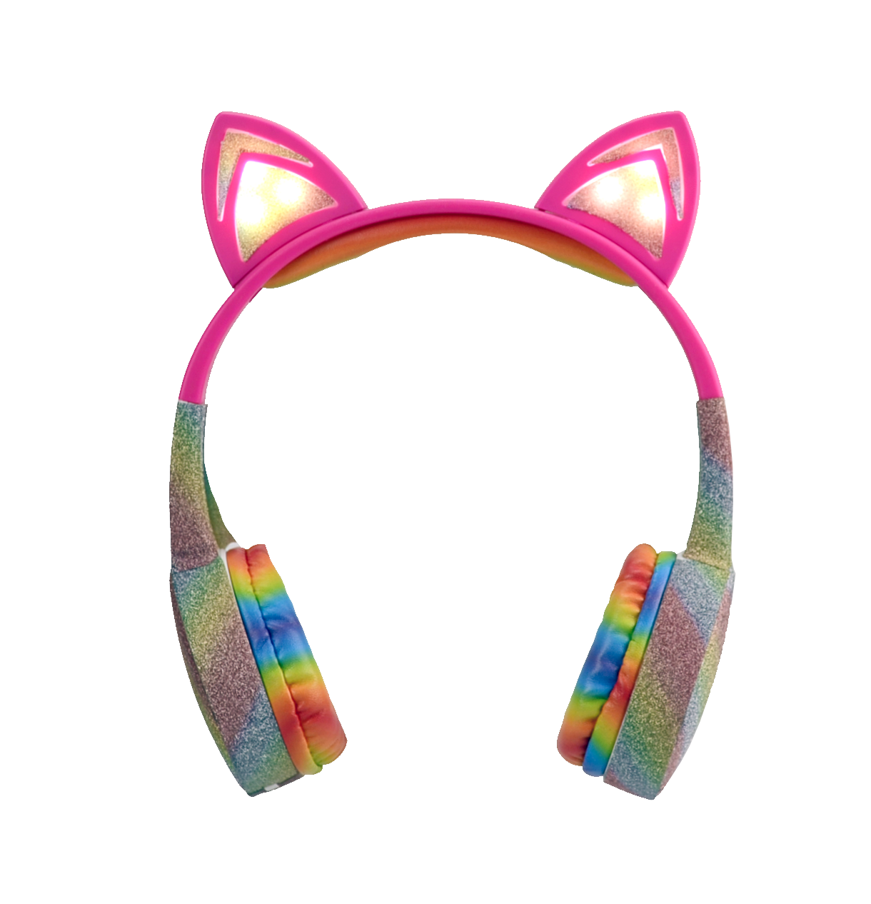 Trend Tech Brands - Wholesale Headphones - Kiddy Ears Rainbow Bluetooth  Headphones0