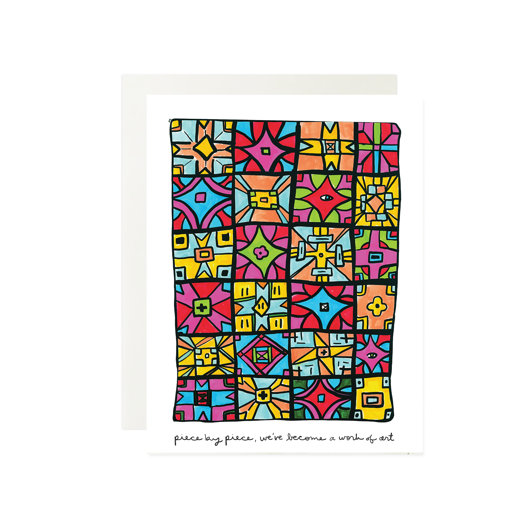 Infinite Spirit - Wholesale Friendship Card - Piece by Piece | Quilt Friendship Card0