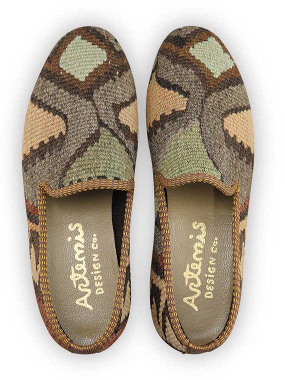 Kilim Mokassins für Herren, Größe 9,5 für den Großhandel von Artemis Design Co.