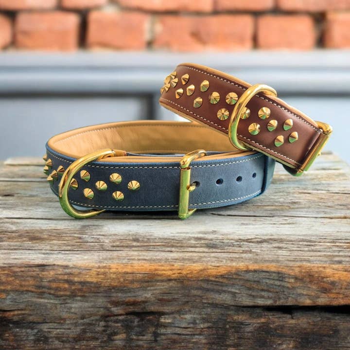 REMOVED BRAND – Engroshandel Halsbånd - Hund – 3,8 cm brede besatte kraver4