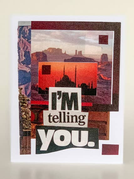 I'm Telling You for wholesale by Barnes Cards