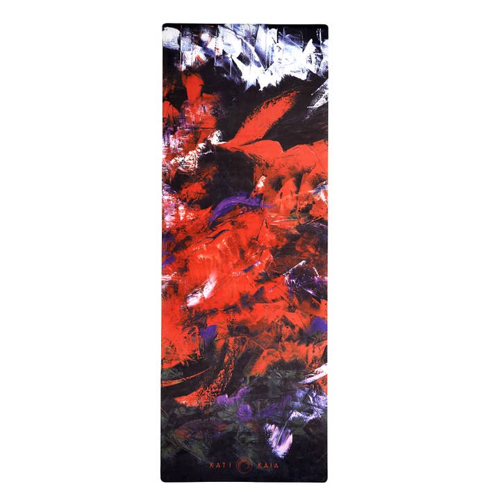 Prometheus Red Energy Yoga Mat - Travel + Retreats for wholesale by KATI KAIA