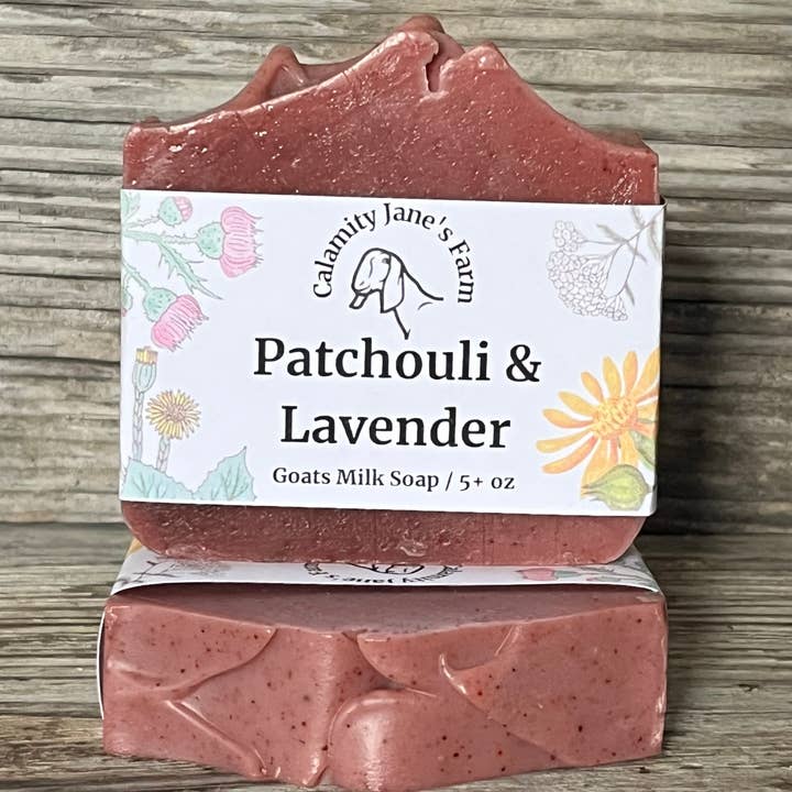 Calamity Jane’s Farm - Wholesale Bar Soap - Patchouli & Lavender Goats Milk Soap