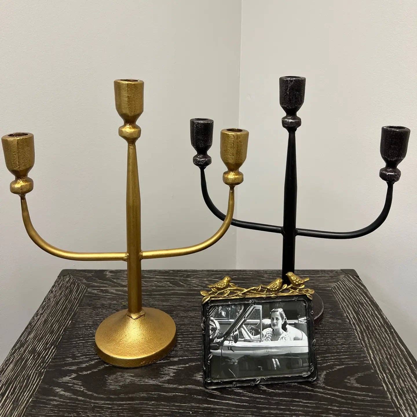 Vagabond Vintage - Wholesale Candle Holder - VINTAGE STYLE CANDELABRA2