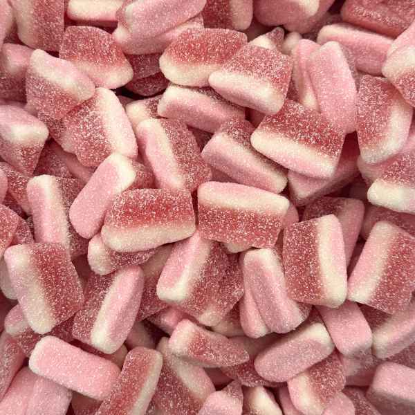 Clickin It Candy - Wholesale Gummy - Groovy Sweets Pick N Mix Grab Bag - Sour Strawberry Slices 250g