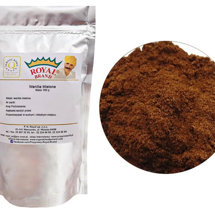 Wanilia mielona 0,5 kg for wholesale by Royal Brand
