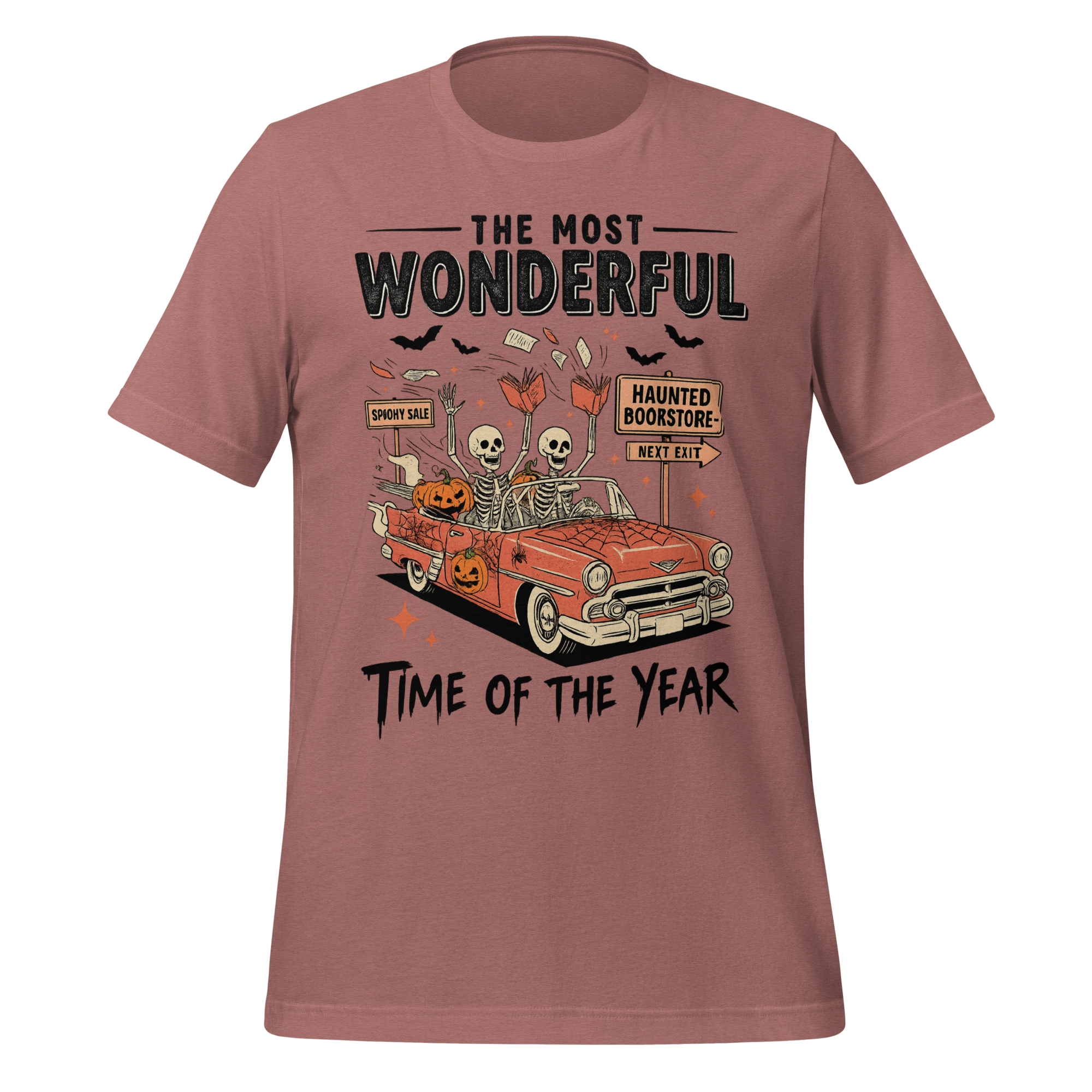 MagicMerchEmporium - Wholesale Tunic - Women's - Bookish Haunted Bookstore Tee5