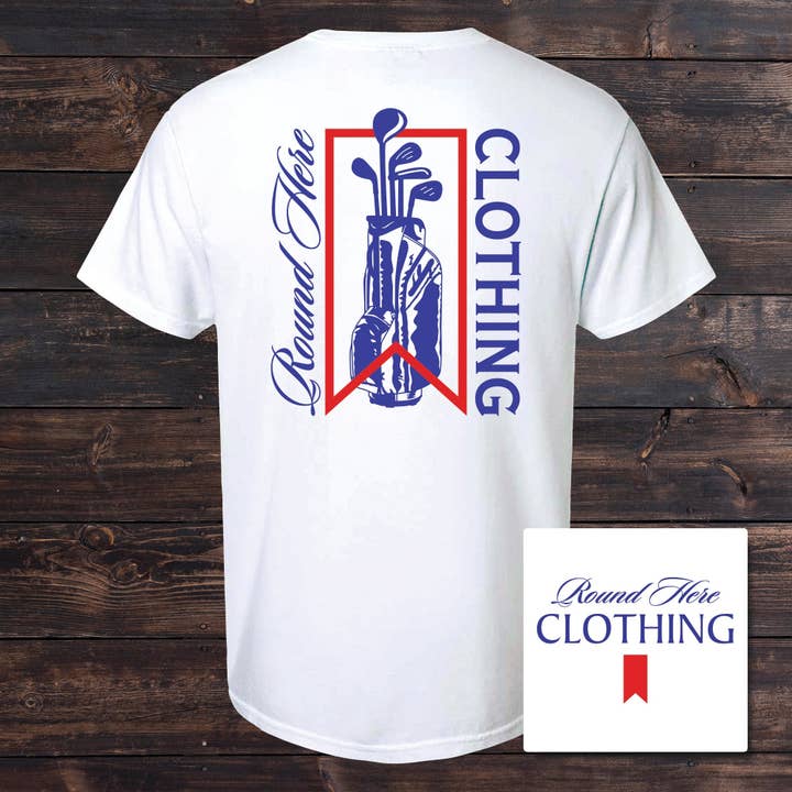 'Round Here Clothing Golf Bag for wholesale by The Old North State
