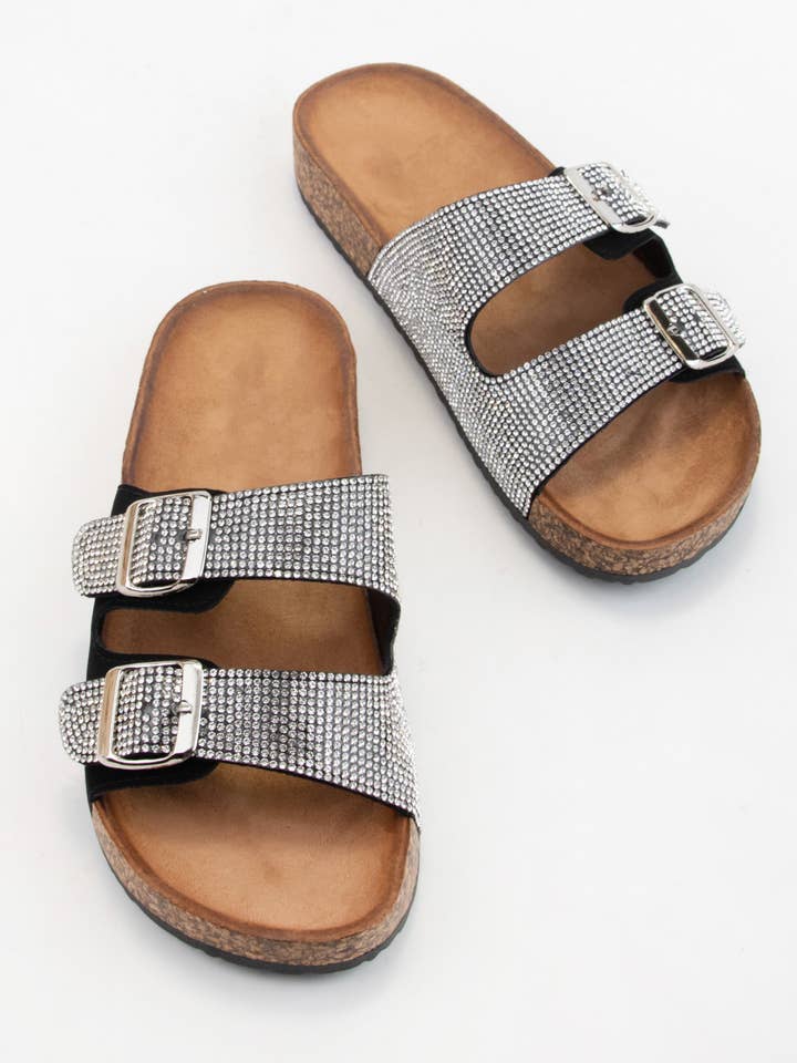 CCOCCI - Wholesale Sandals - Women's - JEWELED BIRKENSTOCK SLIDE4