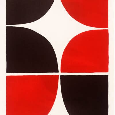 FROST, FROTTÉ — RØD OG SORT FAST (1967-8) for engroshandel hos Bookroom Art Press