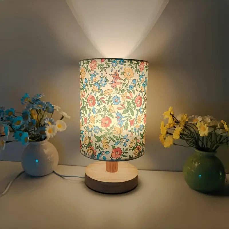 Huis Van Merken - Wholesale Accent/Desk Lamp - Retro LED Desk Lamp USB Dimmable Wooden Base0