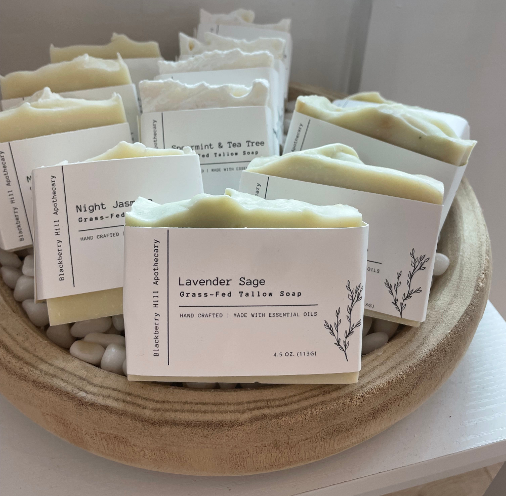 Blackberry Hill Apothecary - Vente Pains de savon - Savon au suif nourri à l'herbe de Blackberry Hill6