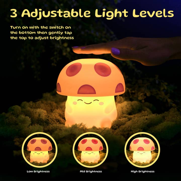 World of Mushi – wholesale Nattlampa - Barn och baby – Mushi Ambient Svamp Nattlampa