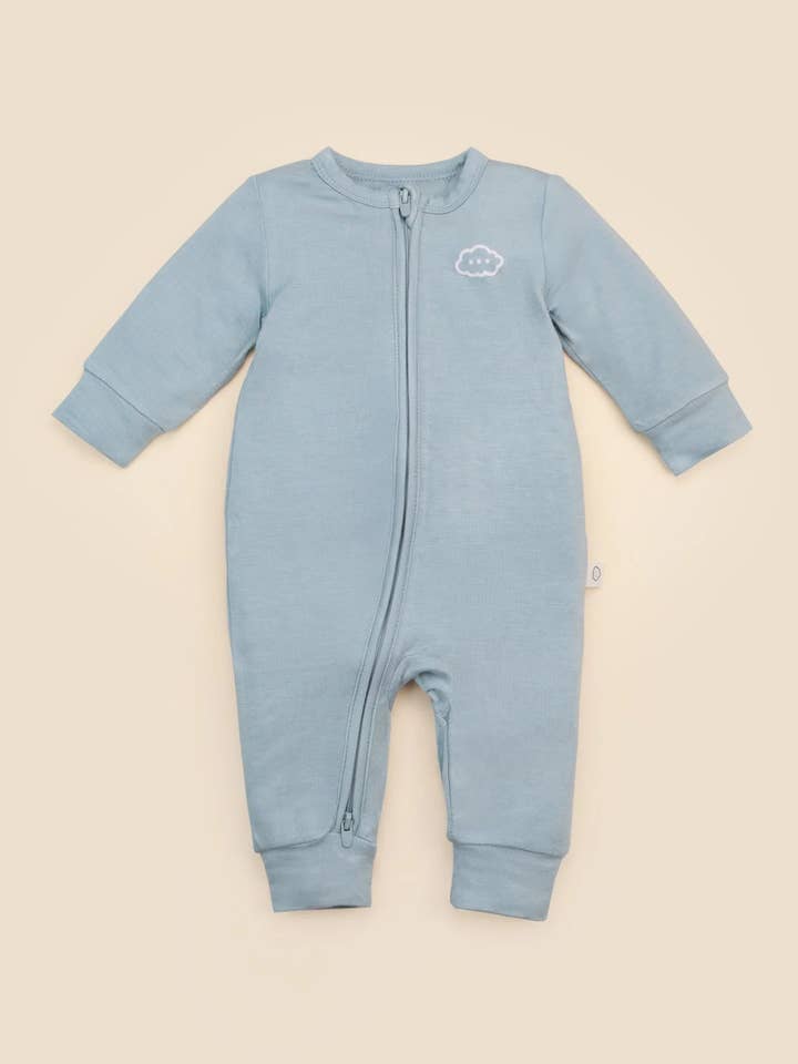 Lūmmi in Colour Babywear – wholesale Byxdress - Baby – Bambu Growsuit - Skymningsblå0