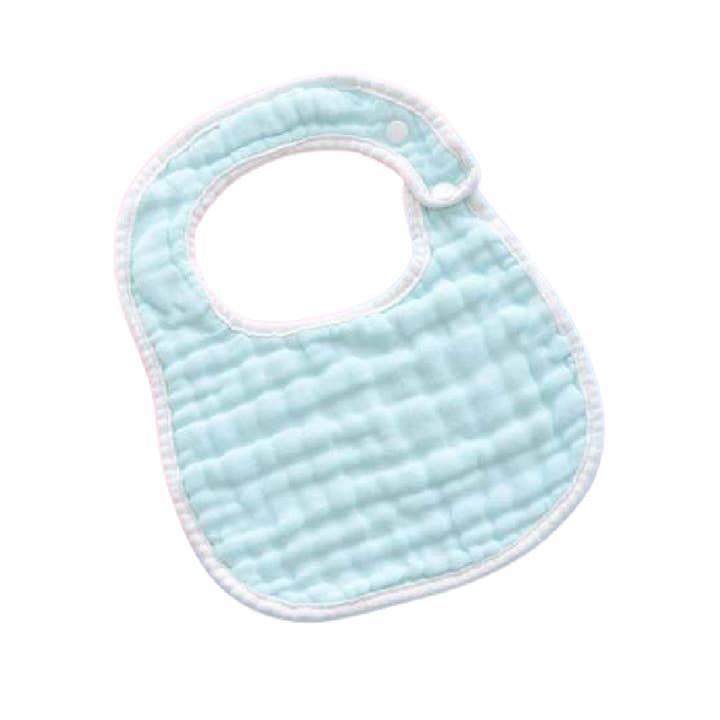 Zsa Zsa & LoLLi Monogram Blanks - Wholesale Bib - Baby - Muslin Baby Bib (with binding) $4 each