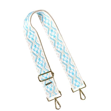 Thomas and Lee Company - Wholesale Bag Strap - Women's - Premium Aztec Diamond Guitar Purse Strap - 9 Colors