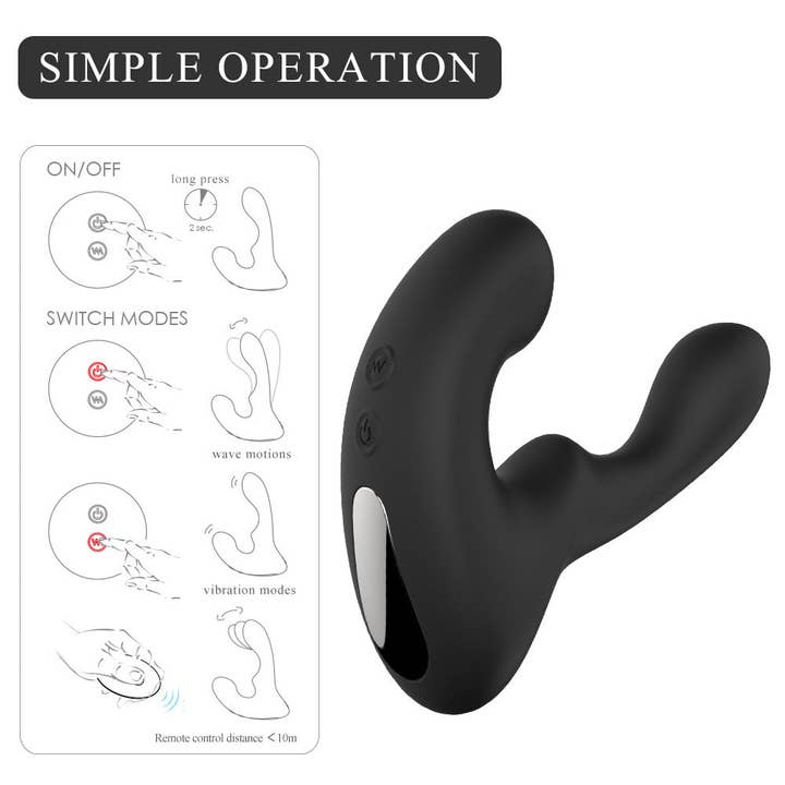 Lynk Pleasure - Wholesale Sex Toy - MOTUS Come Hither Vibrating Wave Motion Prostate Massager3