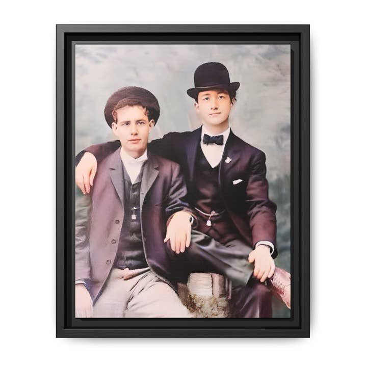 paire 002 | Framed Vintage Photo - Matte Canvas for wholesale by Walt & Pete
