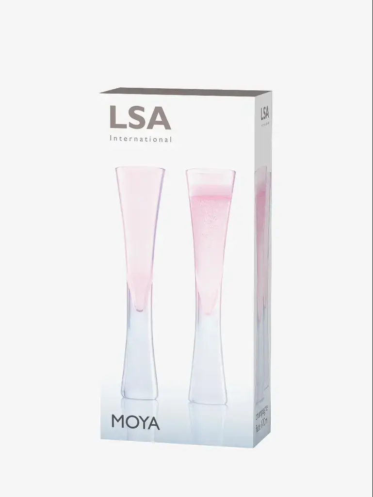 LSA International – wholesale Champagne flute – Moya Champagne Flute 170ml Blush x 24
