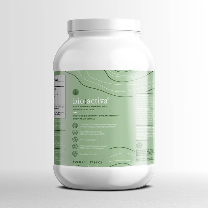 bio:activa® | Hemp Protein + Superfoods (500g) for wholesale by bionobo