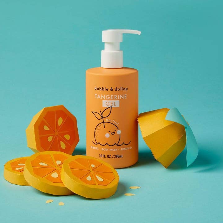 Dabble & Dollop® - Wholesale 2-in-1 Shampoo & Body Wash - Baby - Tear-Free Shampoo, Body Wash, & Bubbles - Tangerine4