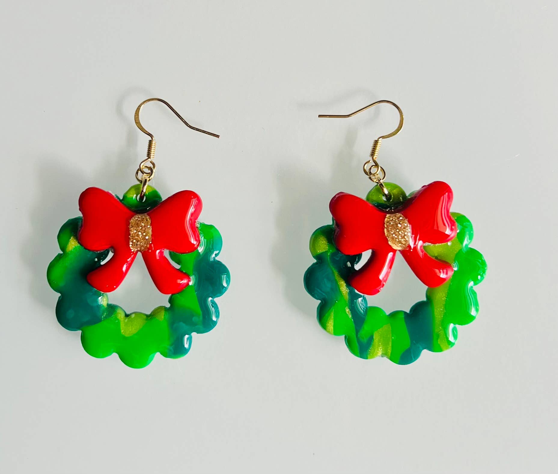 Kris Lucie - Wholesale Dangle Earrings - Red Bow Reef Earrings II1