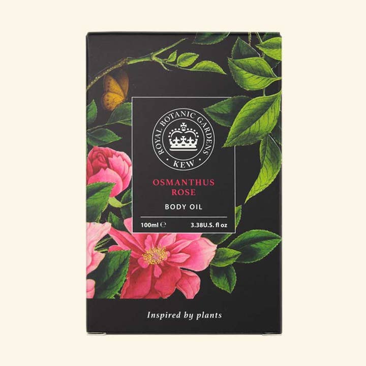 Huile pour le corps Osmanthus Rose de Kew Gardens pour la vente par The English Soap Company