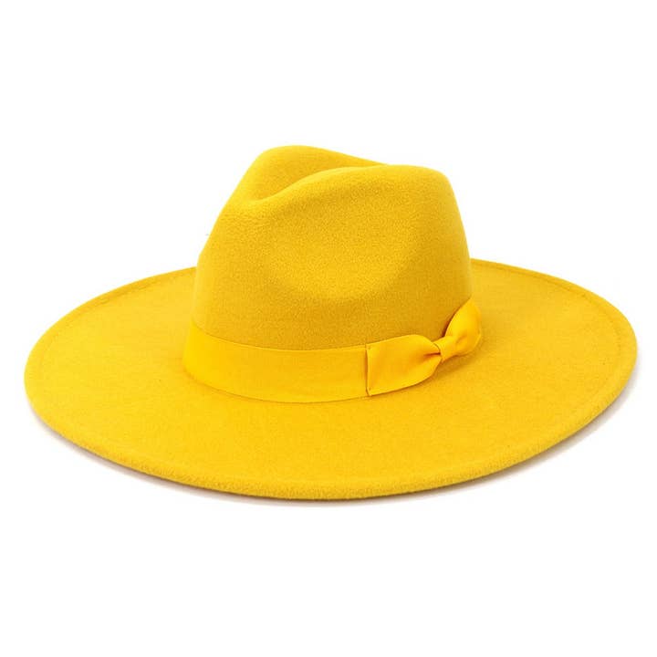 ACCITY - Wholesale Fedora - Women's - NEW AUTUMN AND WINTER BOW FASHION JAZZ HAT_CWAH1773