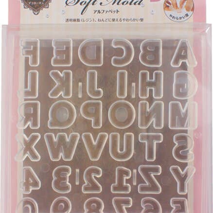 Soft Clay Mold Alphabet for wholesale by Zwajomi Clay