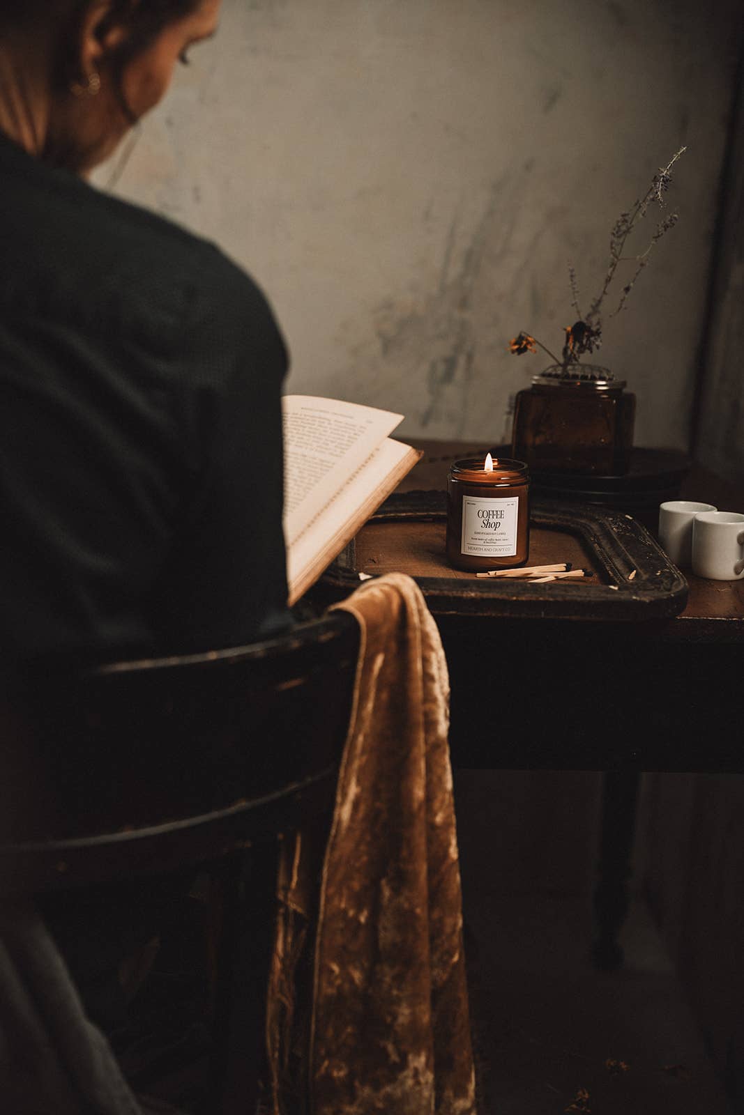 Hearth and Craft Candle Co. - Vente Bougie en bocal - CAFÉ19