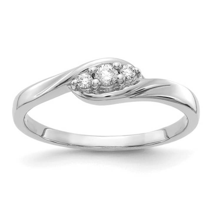FCJ Jewelry LLC - Wholesale Engagement Ring - 14K White Gold Lab Grown Diamond Engagement Ring