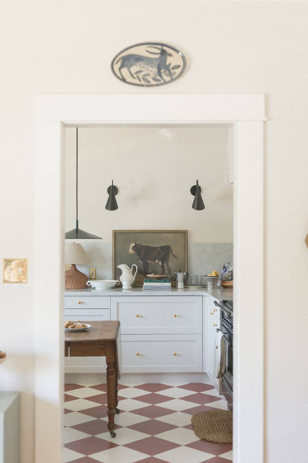 Petal Lane Home – wholesale Art print – Vintage Calf Framed Antique Art3