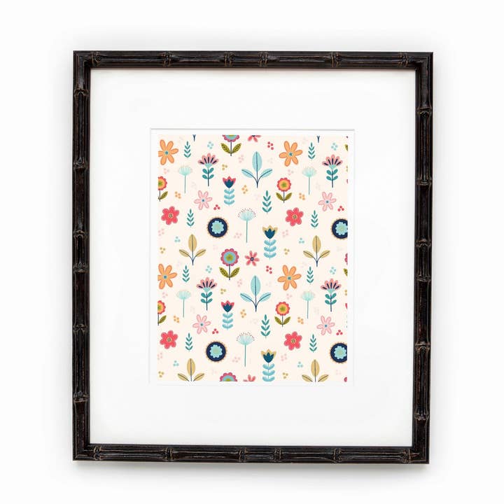 Padrão Floral Padrão Arte, Arte Popular Padrão Floral Padrão Parede Arte por atacado de Art and Soul