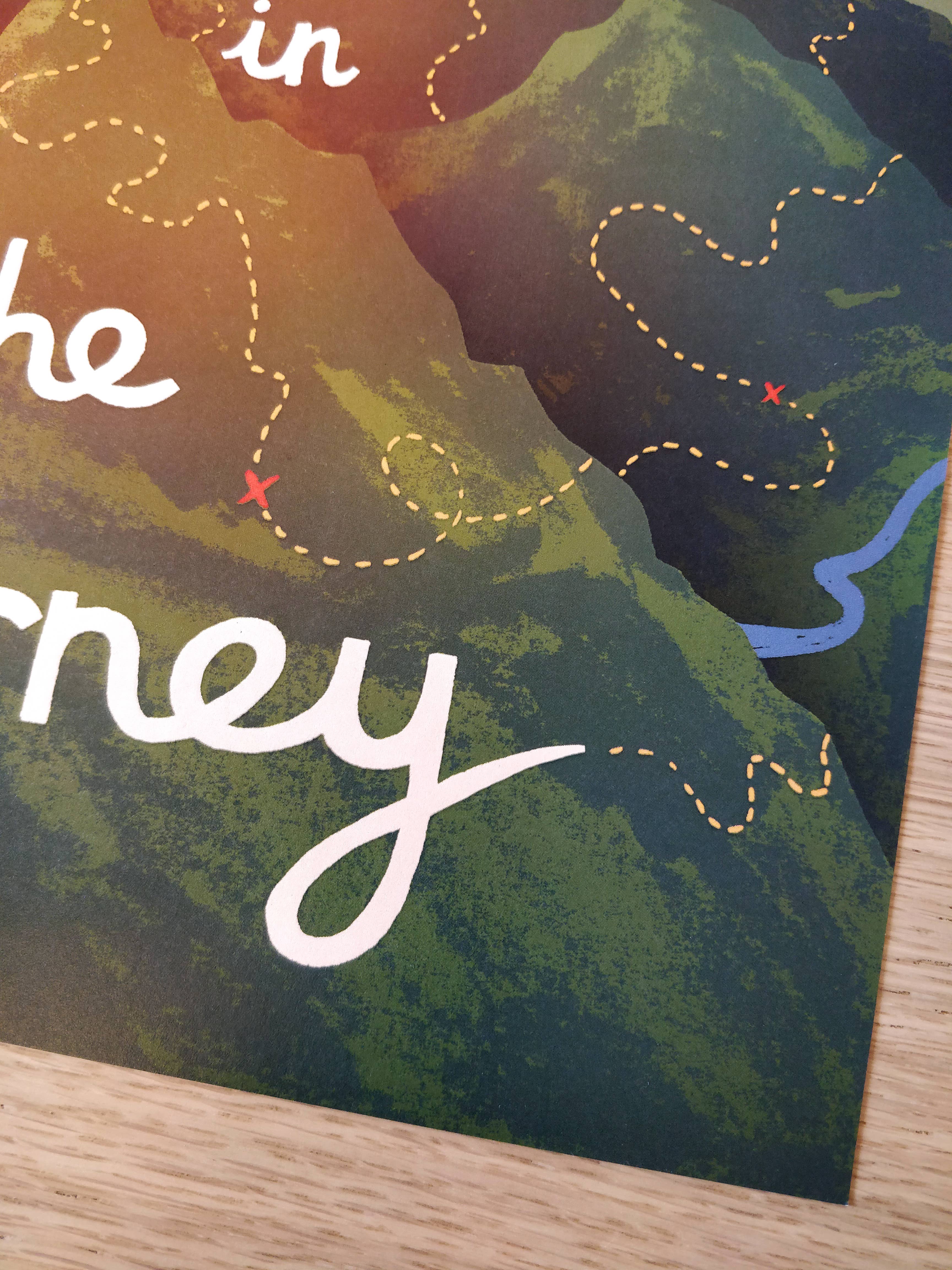 Lucy Scott Illustration - Wholesale Art Print - Joy is in the Journey Print, Self Care Illustrated Wall Art4