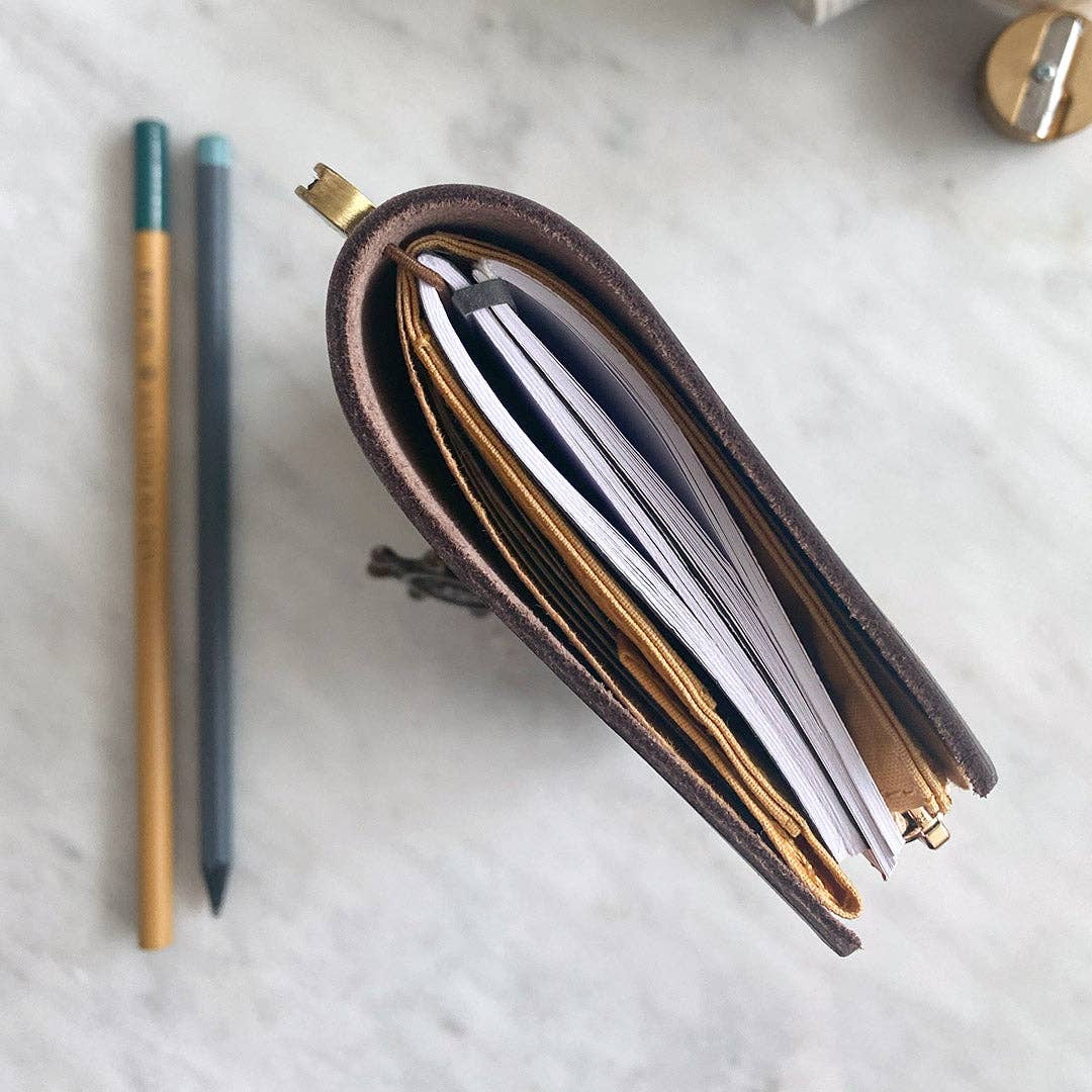 PAPERCROWN NI - Wholesale Notebook - Titanic Leather Journal Traveler's Notebook made in Belfast6