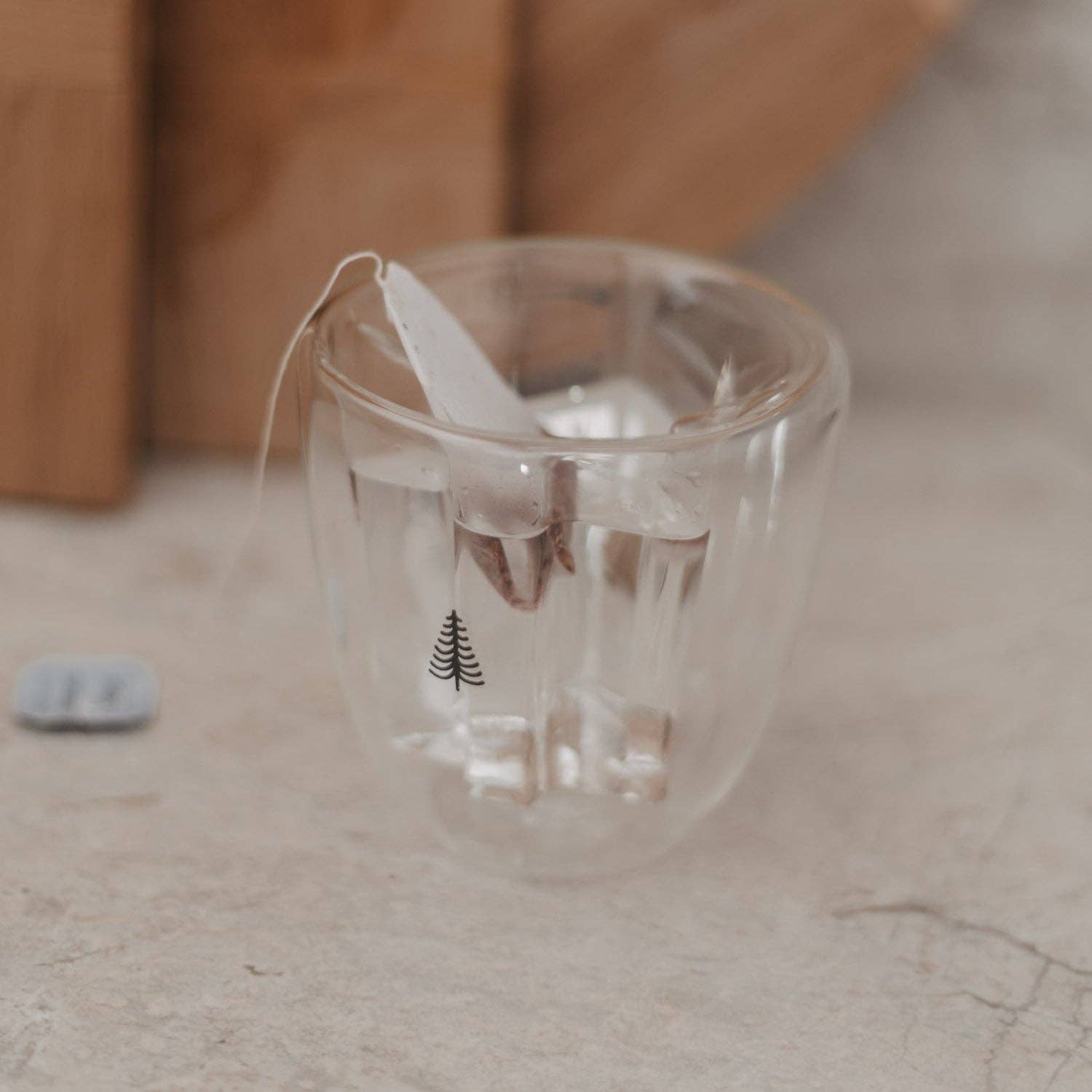 Eulenschnitt - Wholesale Drinking Glass/Cup - Double-walled fir glass fir 200ml (PU = 6 pcs)4